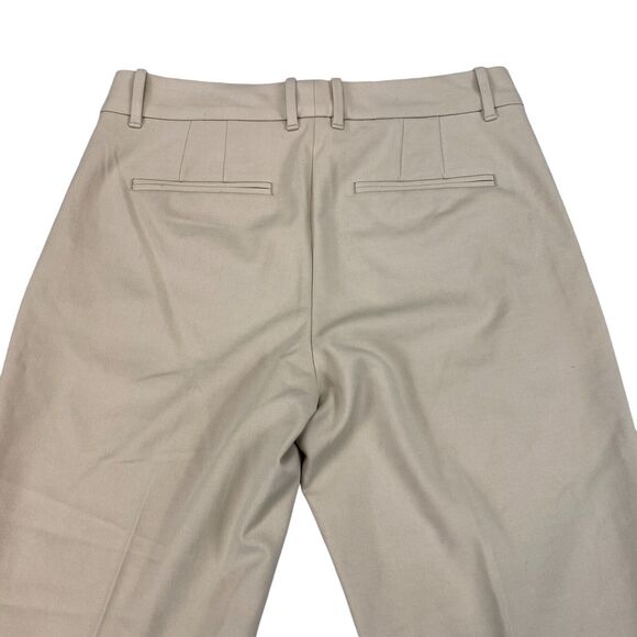 Club Monaco Matie Pants Women 6R Tan Stretch Slash Pockets Classic Fit - Picture 14 of 16
